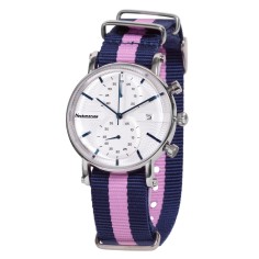 Reloj de acero para mujer de color azul y rosa - Neckmarine -NKM935L13