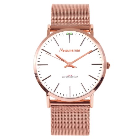 Reloj de acero para mujer de color rosa - Neckmarine – NKM535MP20
