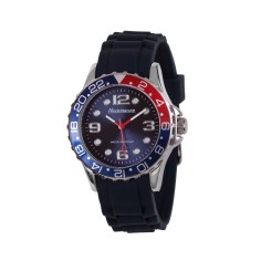 Reloj de metal unisex de color azul marino - Neckmarine - Metal flash 2