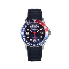 Reloj de metal unisex de color azul marino - Neckmarine - Metal flash