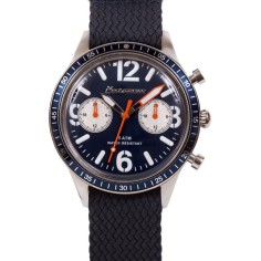 Reloj multifunción de acero para hombre de color azul - Neckmarine - NKM945J03