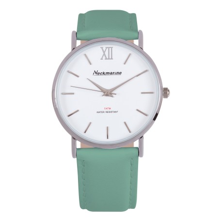 Reloj de metal para mujer de color Turquesa - Neckmarine - NKM535M12