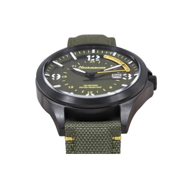 Reloj de aluminio para hombre de color verde- Neckmarine –Offshore