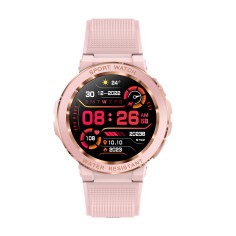Reloj inteligente de caucho para mujer de color rosa - Neckmarine - NKM2930R