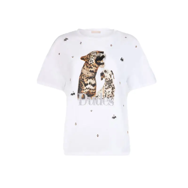 Liu Jo ECS T Shirt Moda Blanco Dudes