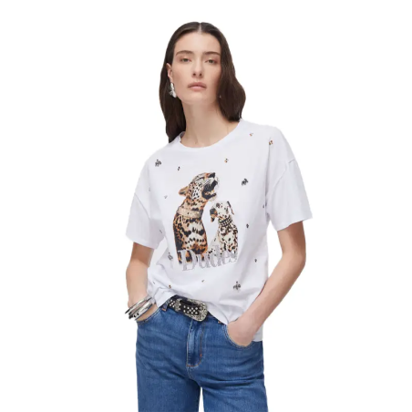 Liu Jo ECS T Shirt Moda Blanco Dudes
