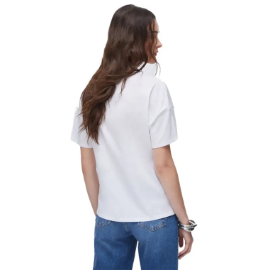 Liu Jo ECS T Shirt Moda Blanco Dudes