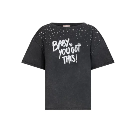 Liu Jo Camiseta Nero Lavado Bebé