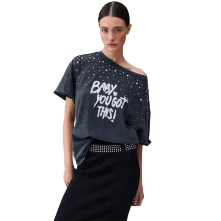 Liu Jo Camiseta Nero Lavado Bebé