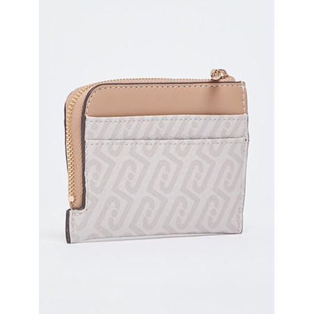LIU JO S CREDIT CARD CASE NATURALE DK CIPRIA
