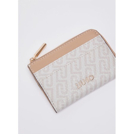 LIU JO S CREDIT CARD CASE NATURALE DK CIPRIA