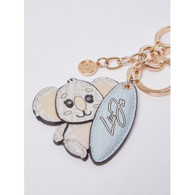 LIU JO KOALA KEY RING CREAM