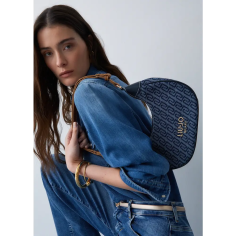 Liu Jo S Hobo Dress Blue estampado garden