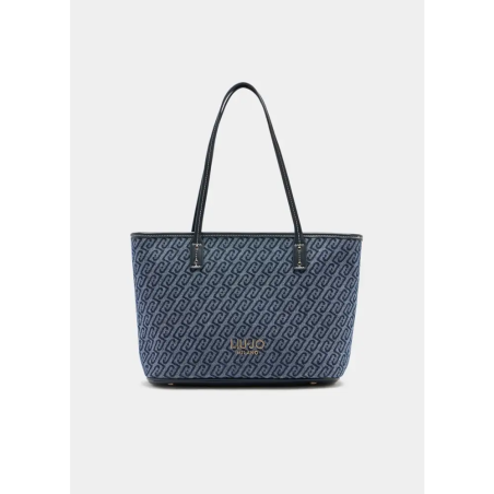 Liu Jo S Tote Dress Blue estampado garden