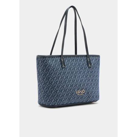 Liu Jo S Tote Dress Blue estampado garden