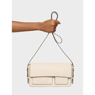 Tous Bandolera Beige estampado garden