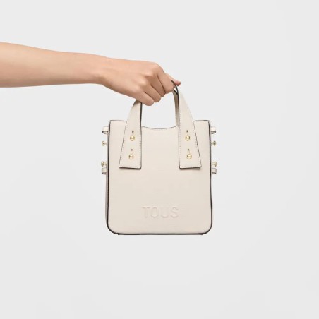 Mini Bolso Back To Basics Beige