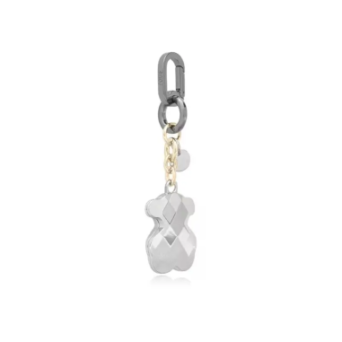 Tous Llavero Facet Bear Plateado Multi