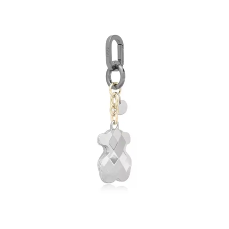 Tous Llavero Facet Bear Plateado Multi