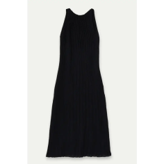 Compañia Fantastica Vestigo Largo Plisado Negro