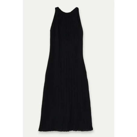 Compañia Fantastica Vestigo Largo Plisado Negro