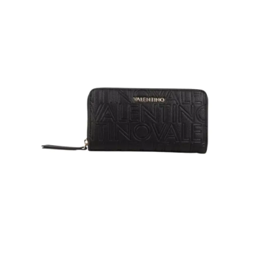 Valentino Pansy Nero billetero negro elegante