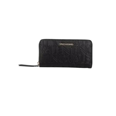 Valentino Pansy Nero billetero negro elegante