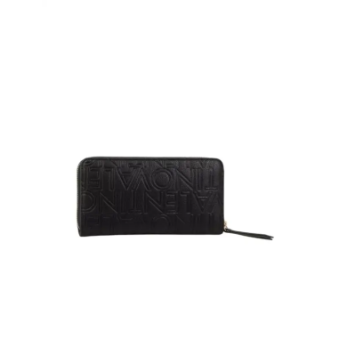 Valentino Pansy Nero billetero negro elegante