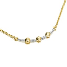 Collar CELESTIAL de Plata. Baño Oro 18k