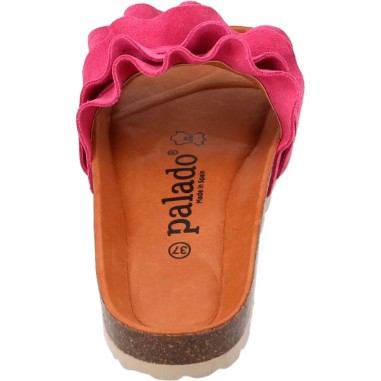 Sandalia bio piel fuxia mujer by Palado mod.Vilnado