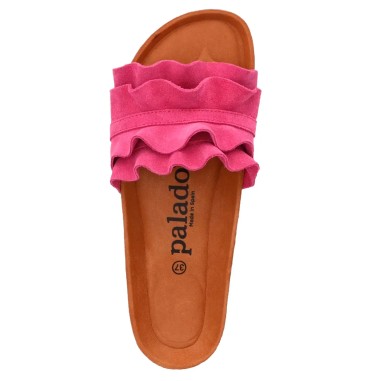 Sandalia bio piel fuxia mujer by Palado mod.Vilnado
