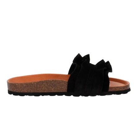 Sandalia bio piel negro mujer by Palado mod.Vilnado