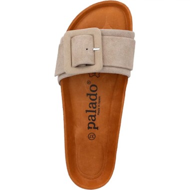 Sandalia bio piel beige mujer by Palado mod.Nubra