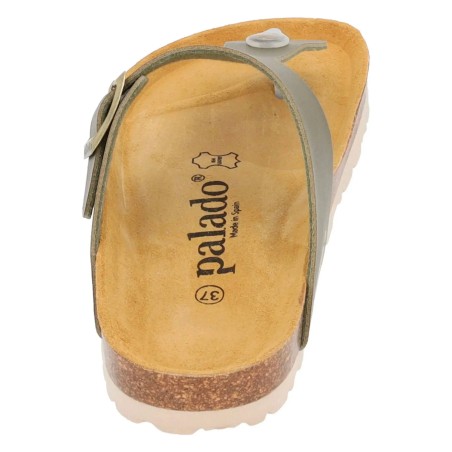 Sandalia bio piel kaki mujer by Palado mod.Denka