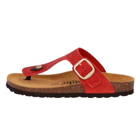 Sandalia bio piel roja mujer by Palado mod.Denka