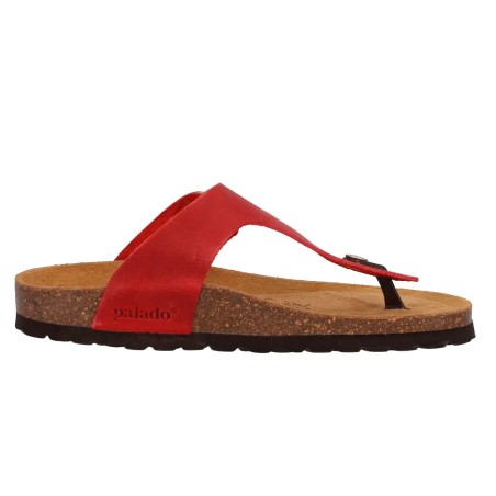 Sandalia bio piel roja mujer by Palado mod.Denka