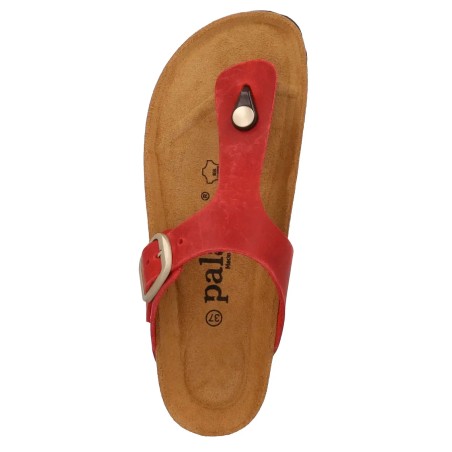 Sandalia bio piel roja mujer by Palado mod.Denka