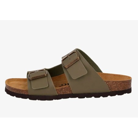 Sandalia bio piel kaki mujer by Palado mod.Kormos