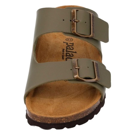 Sandalia bio piel kaki mujer by Palado mod.Kormos
