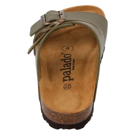 Sandalia bio piel kaki mujer by Palado mod.Kormos