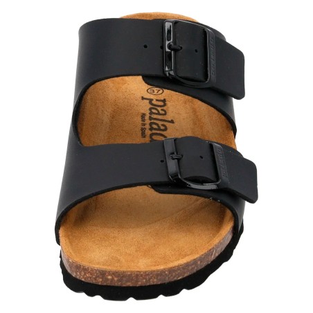 Sandalia bio piel negro mujer by Palado mod.Kormos