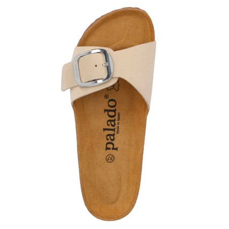 Sandalia bio piel beige mujer by Palado mod.Jelia