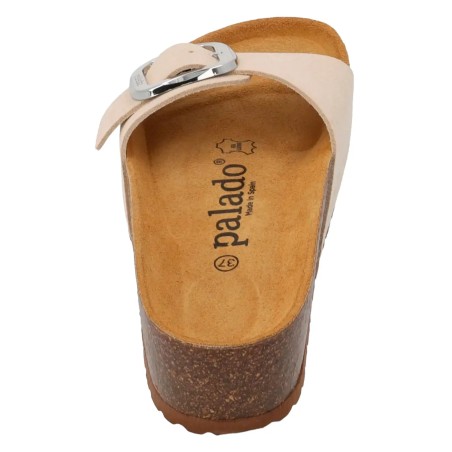 Sandalia bio piel beige mujer by Palado mod.Jelia