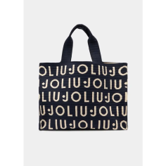 Tote Knitted Logo Blue Sky Liu Jo