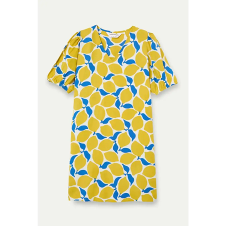 Compañía Fantástica Vestido Corto Estampado Limoncello