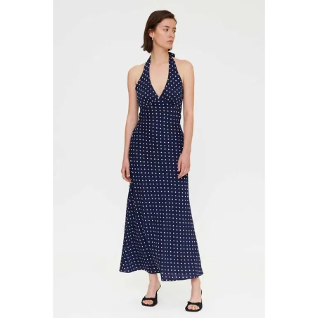 Vestido Midi Compañía Fantástica Estampado Mini Dots