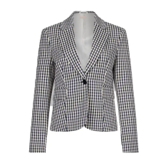 Liu Jo Jacket Mic Vichy Bco Blu