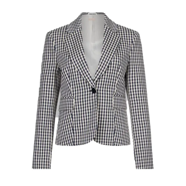 Liu Jo Jacket Mic Vichy Bco Blu