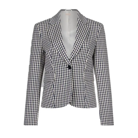 Liu Jo Jacket Mic Vichy Bco Blu