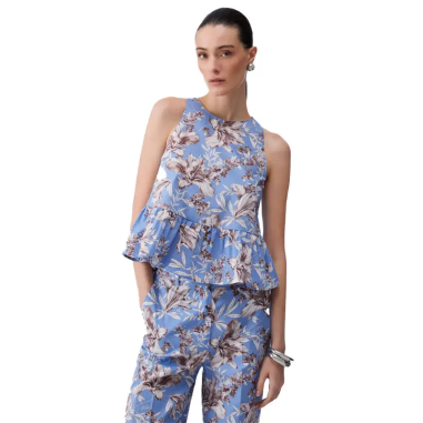 LIU JO Top Azul Marino fantástica vestido corto